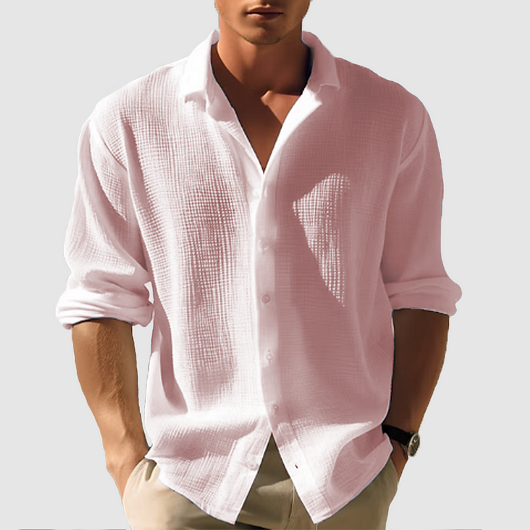 Bob - Casual Button-Down Shirt for Men Perfect for Summer Wear