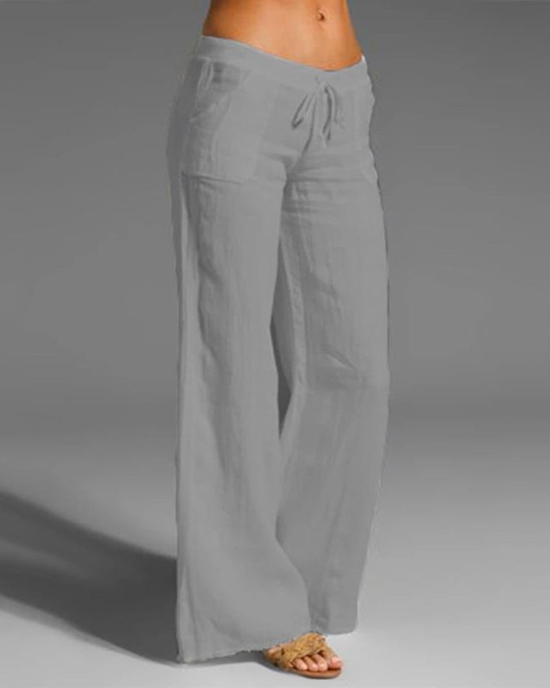 Wanda - Stylish Wide-Leg Trousers for Women in Various Colors