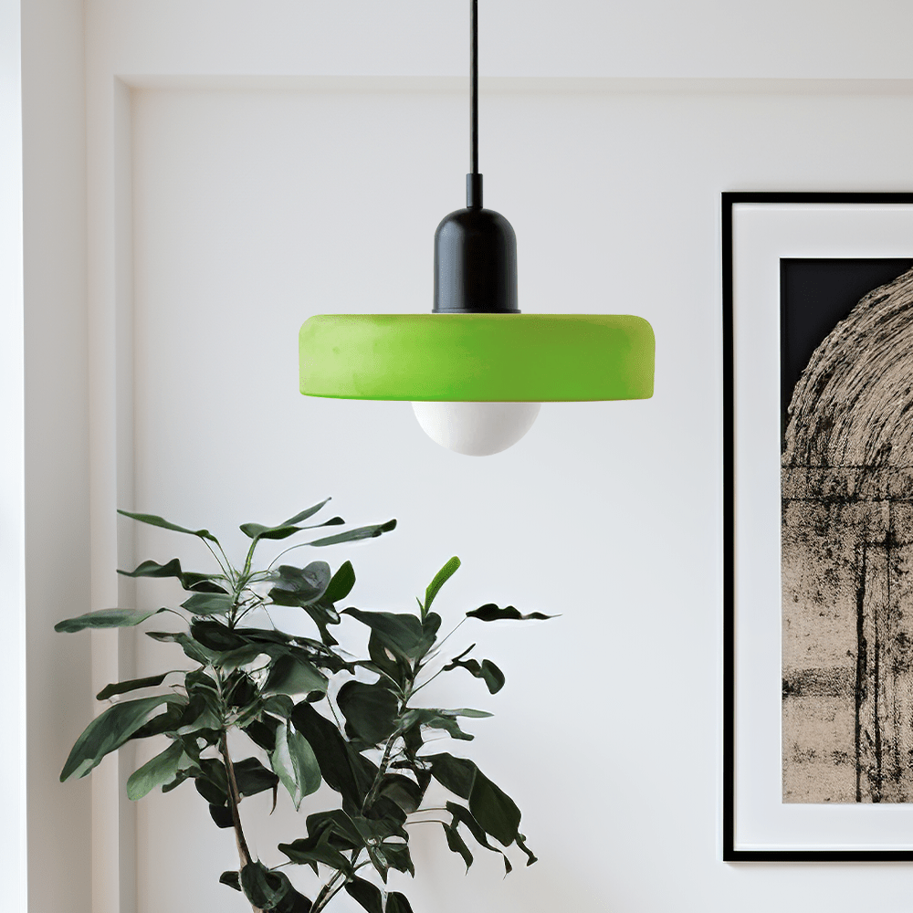 Shinora - Bauhaus Colored Glass Pendant Lamp With Modern Design