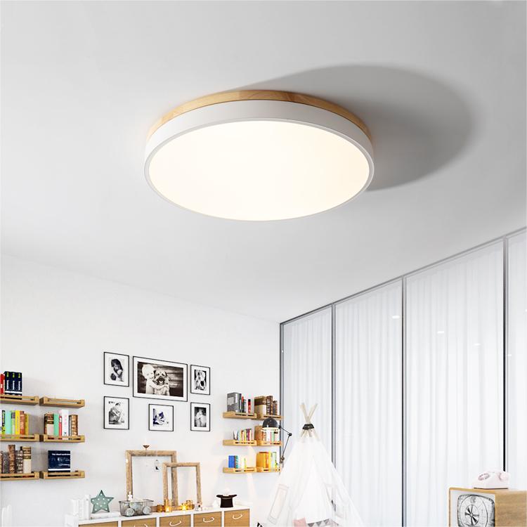 Clarova - Modern Wood LED Ceiling Light Flush Mount For Style