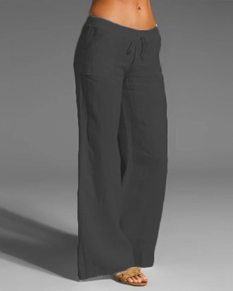 Wanda - Stylish Wide-Leg Trousers for Women in Various Colors