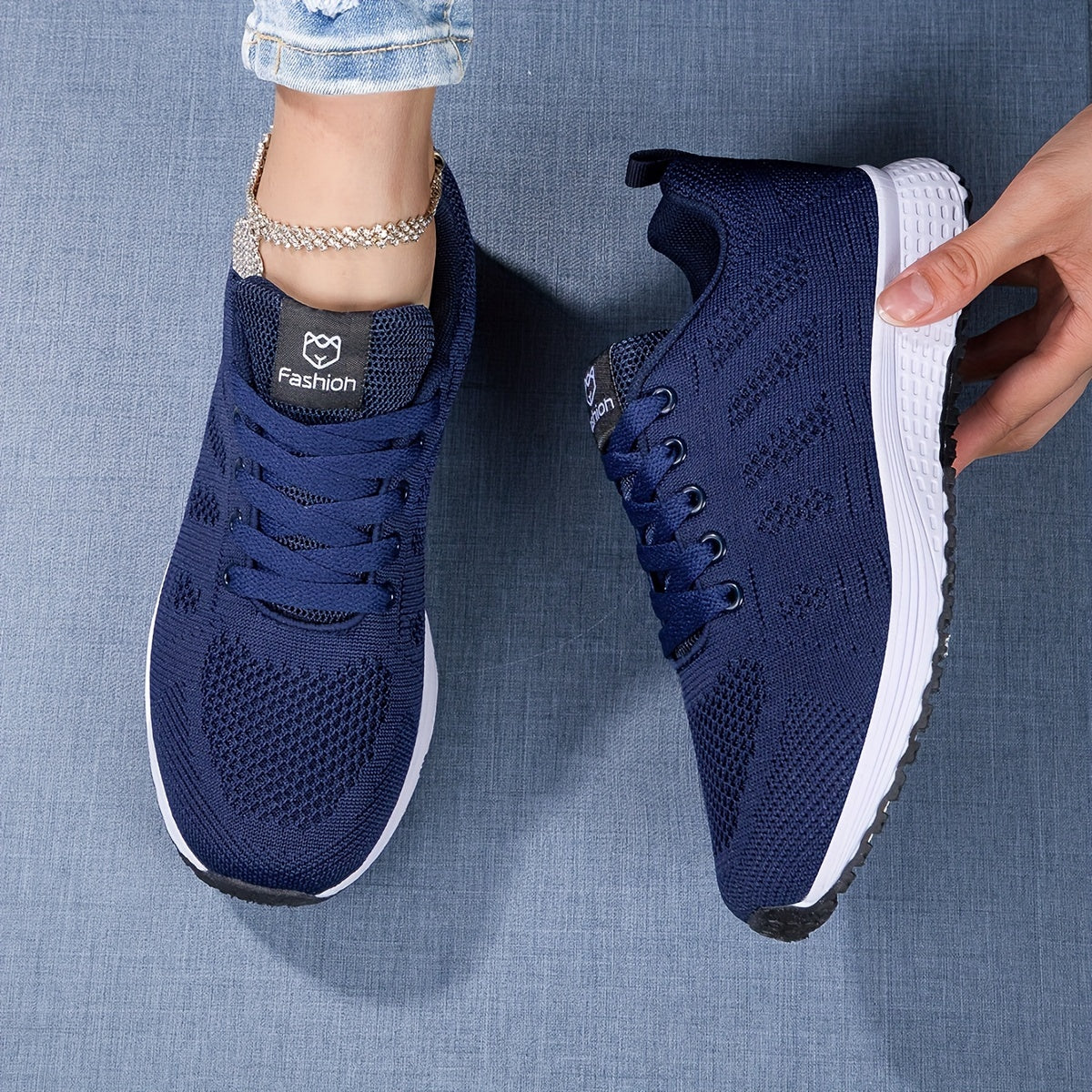 Leela - Stylish Knitted Sneakers for Outdoor Adventures