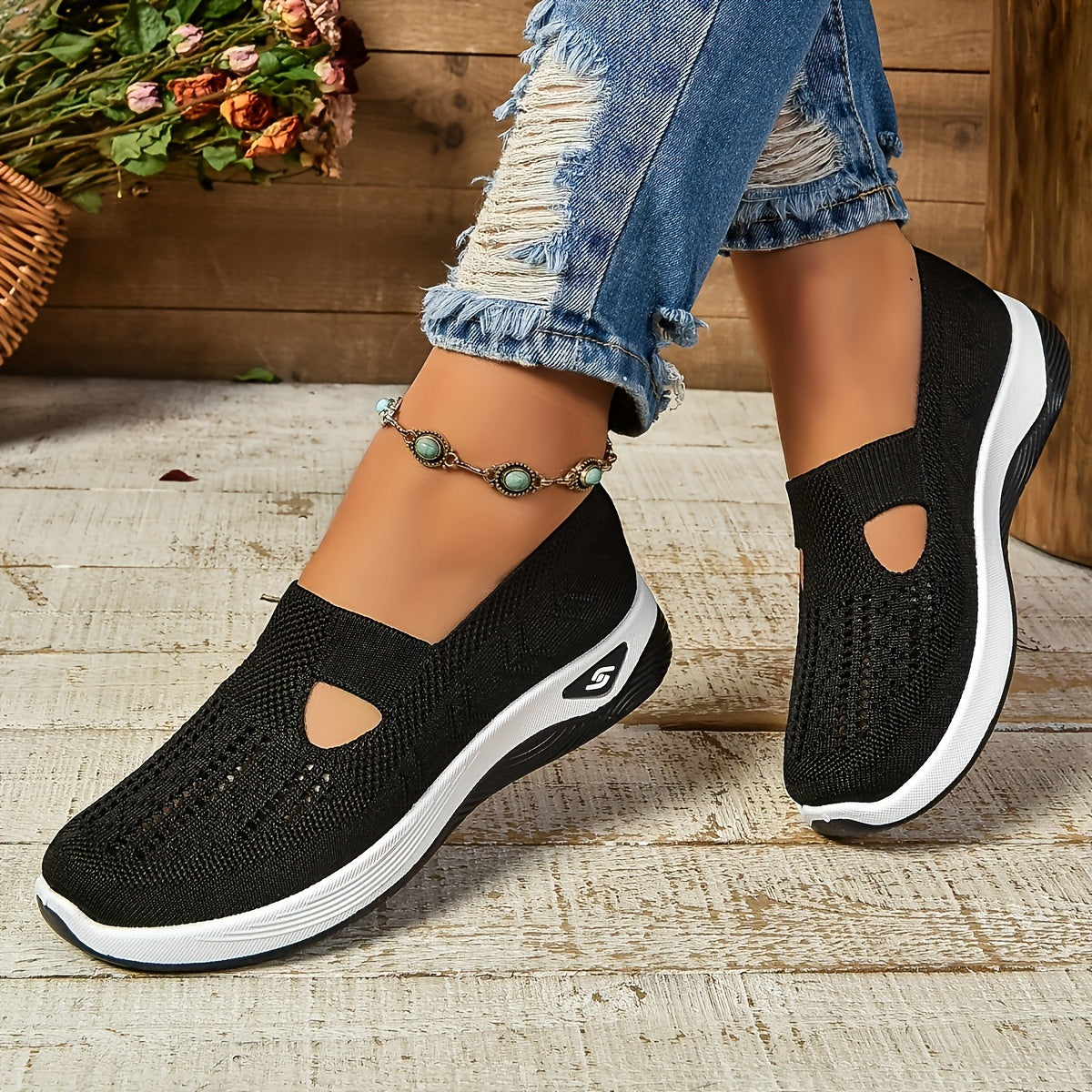 Brinley - Casual Breathable Slip-on Sneakers for Everyday Comfort