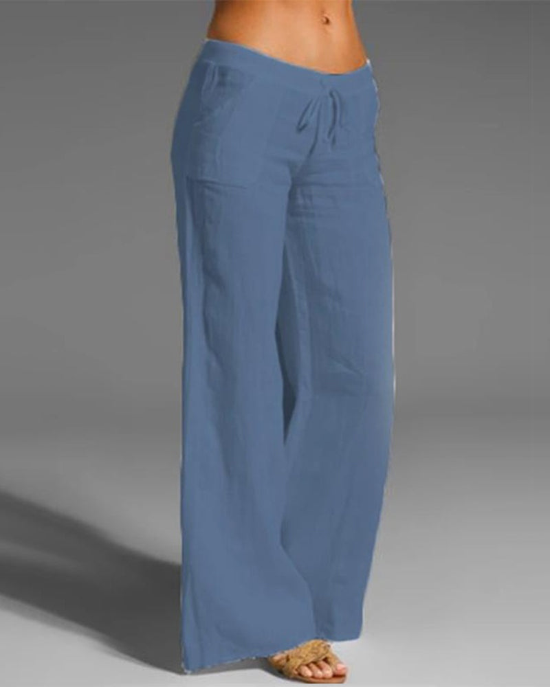 Wanda - Stylish Wide-Leg Trousers for Women in Various Colors