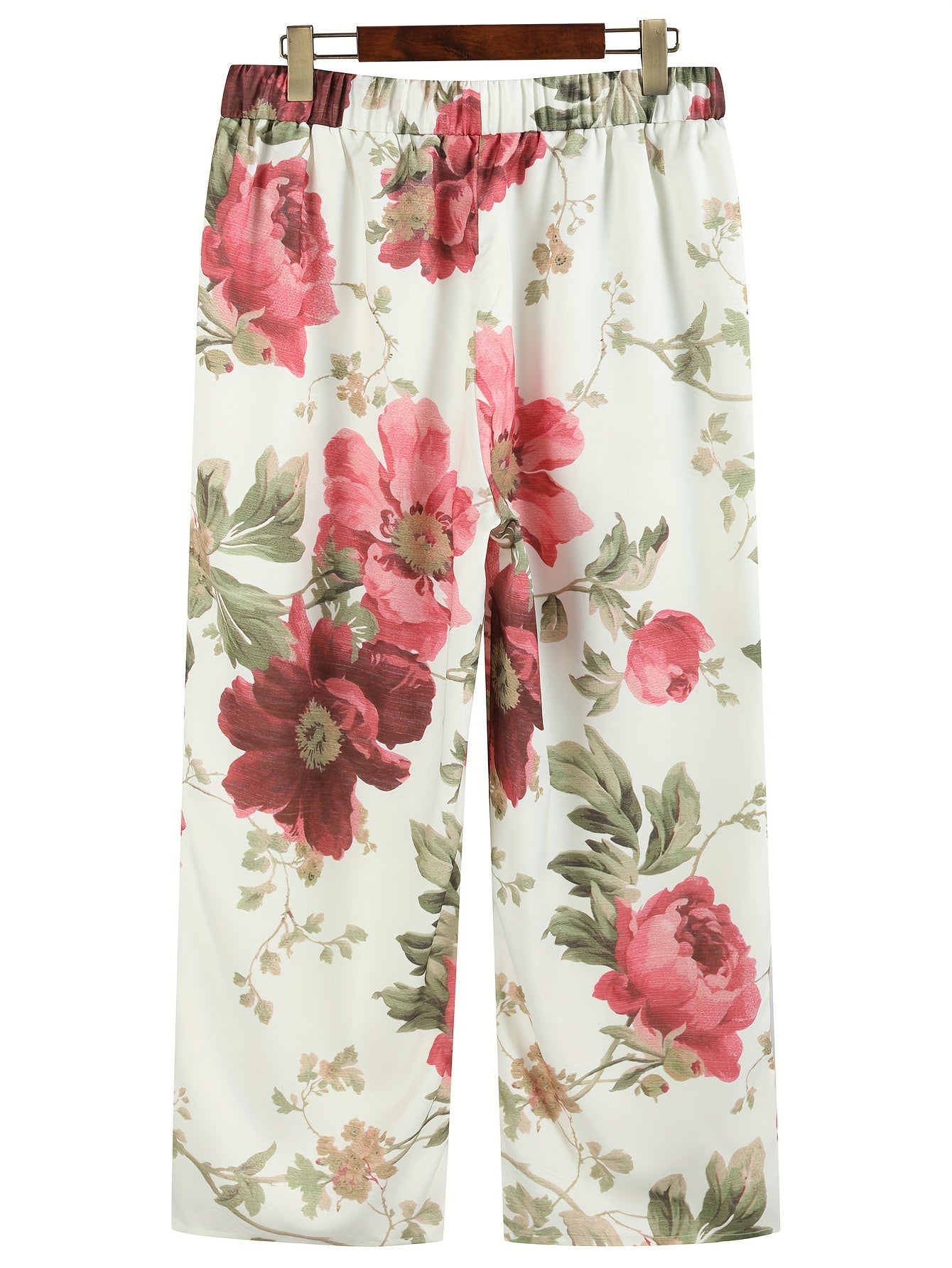 Leanna - Elegant Floral Summer Trousers for a Chic Look