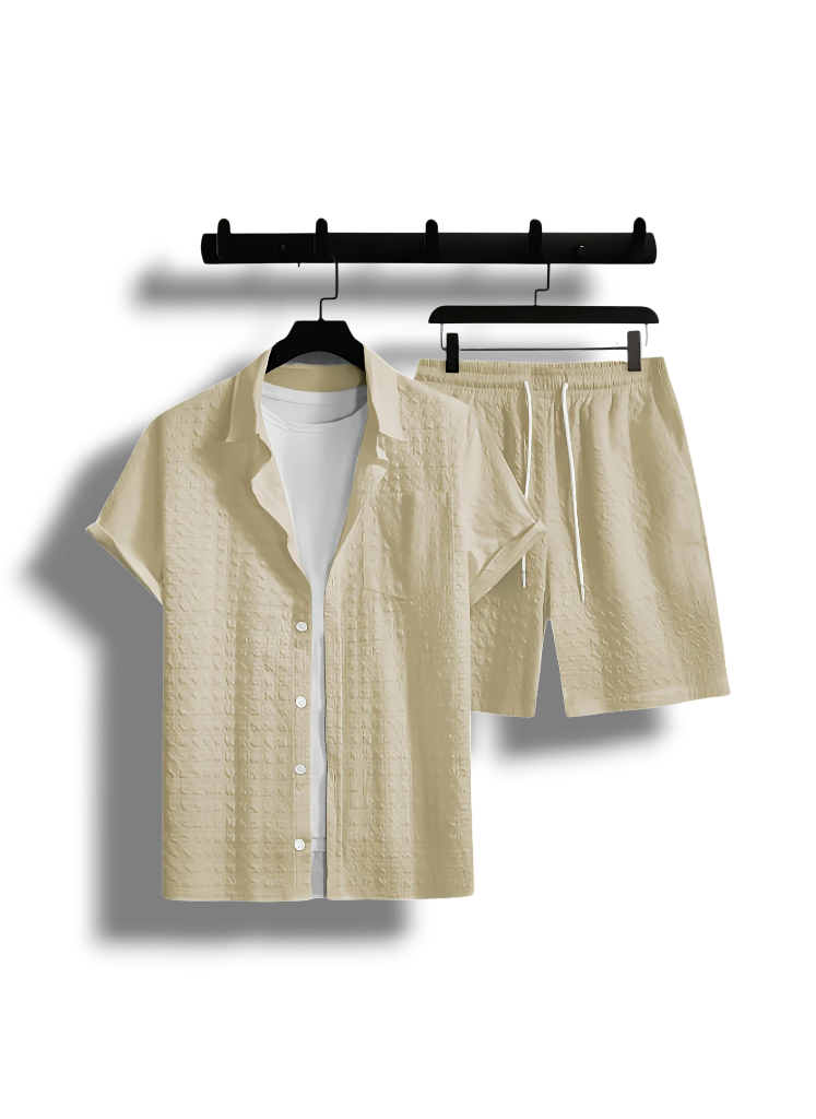 Anthony - Stylish Men's Summer Set in Lightweight Cotton Blend