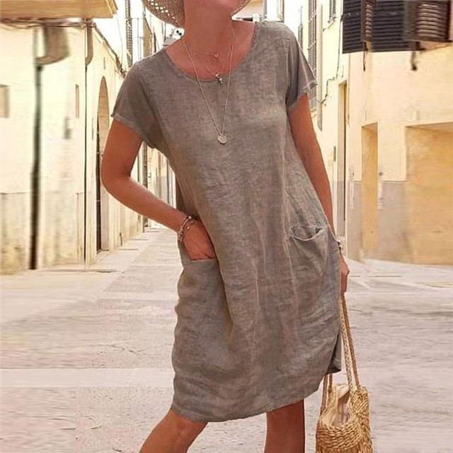 Willa - Stylish Women's Relaxed Dress for Effortless Summer Wear