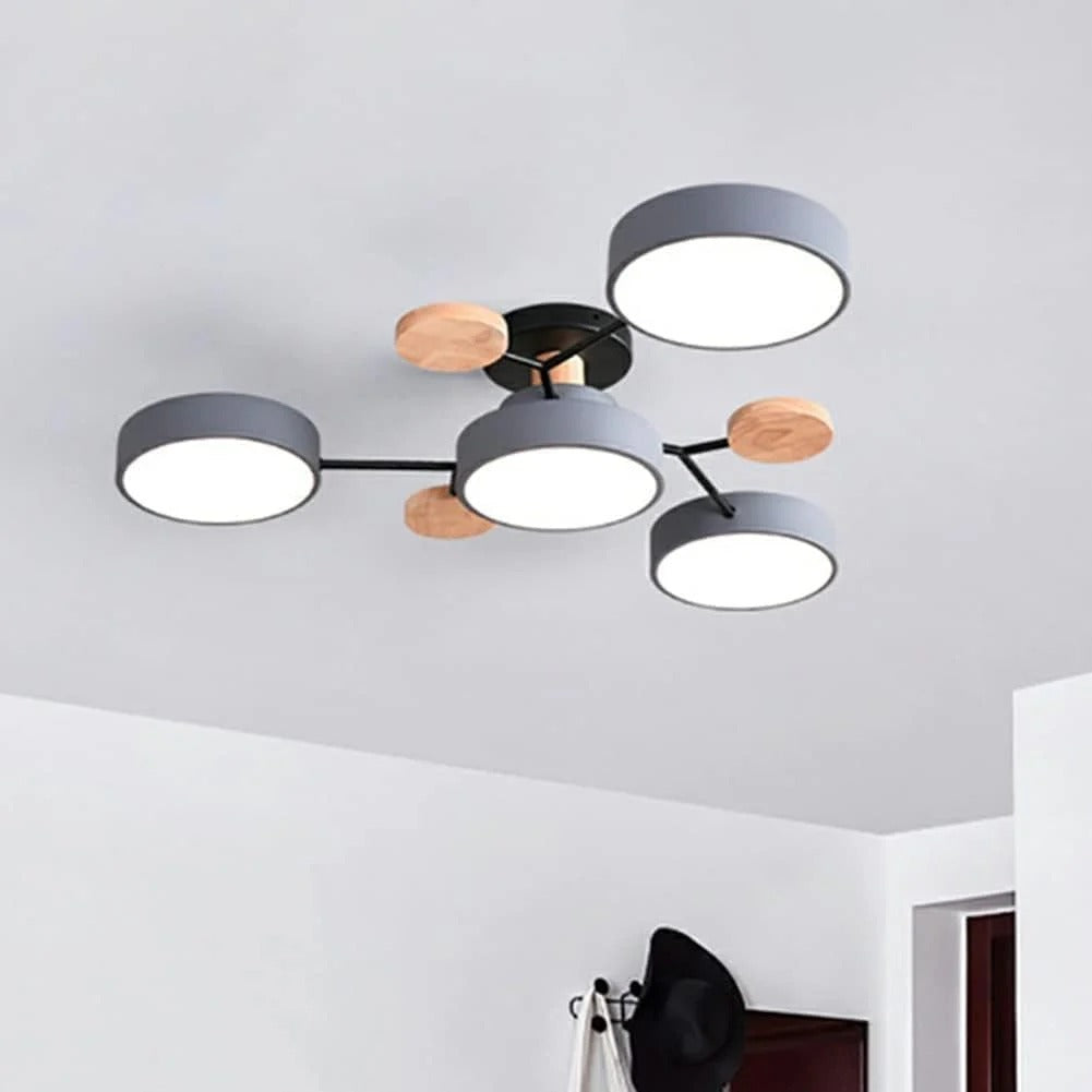 Ornava - Modern LED Flush Mount Ceiling Light Chandelier for Home