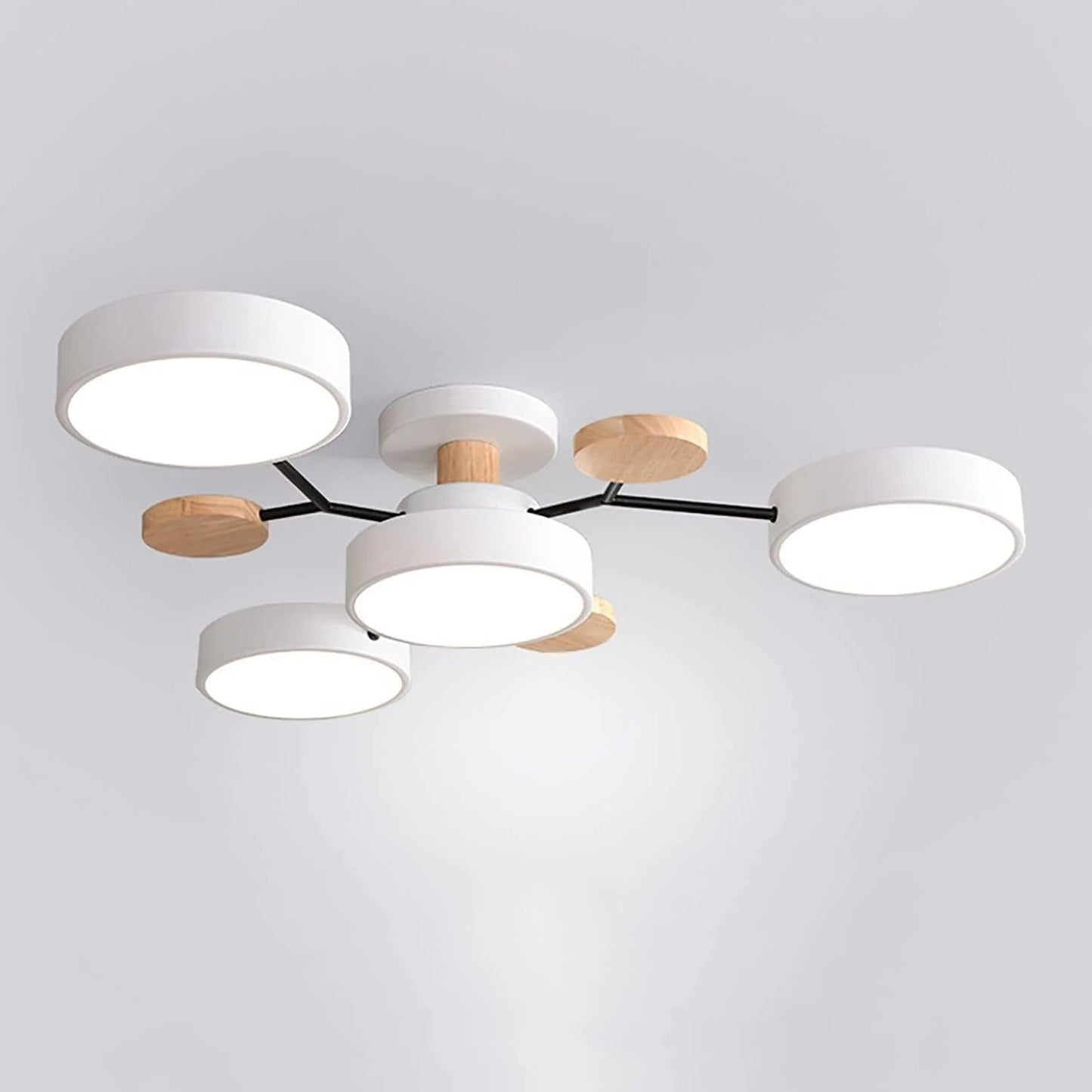 Ornava - Modern LED Flush Mount Ceiling Light Chandelier for Home