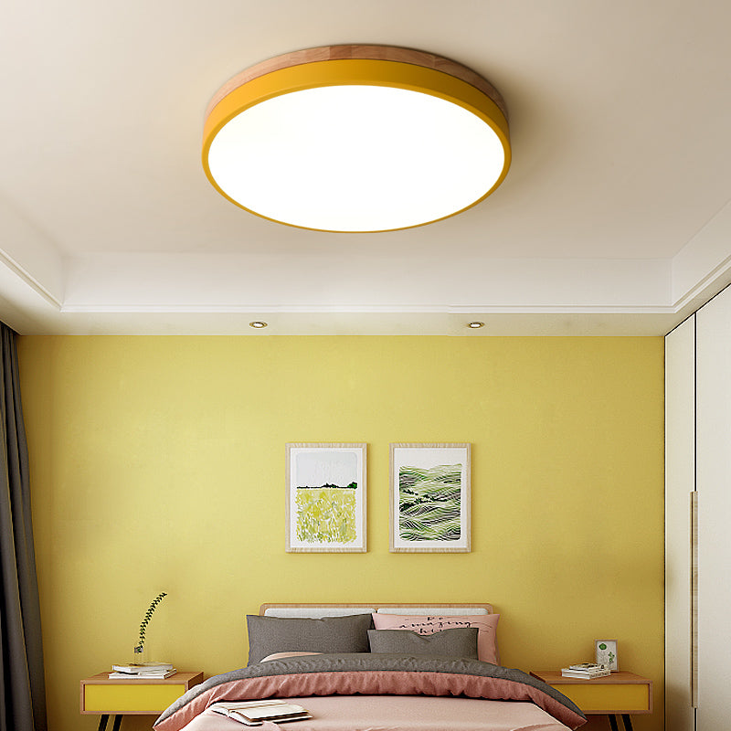 Clarova - Modern Wood LED Ceiling Light Flush Mount For Style