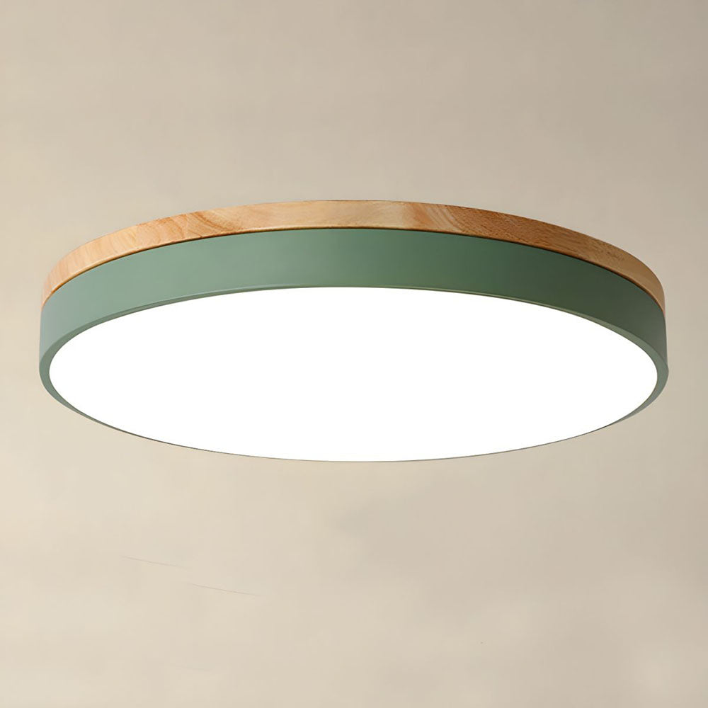 Clarova - Modern Wood LED Ceiling Light Flush Mount For Style