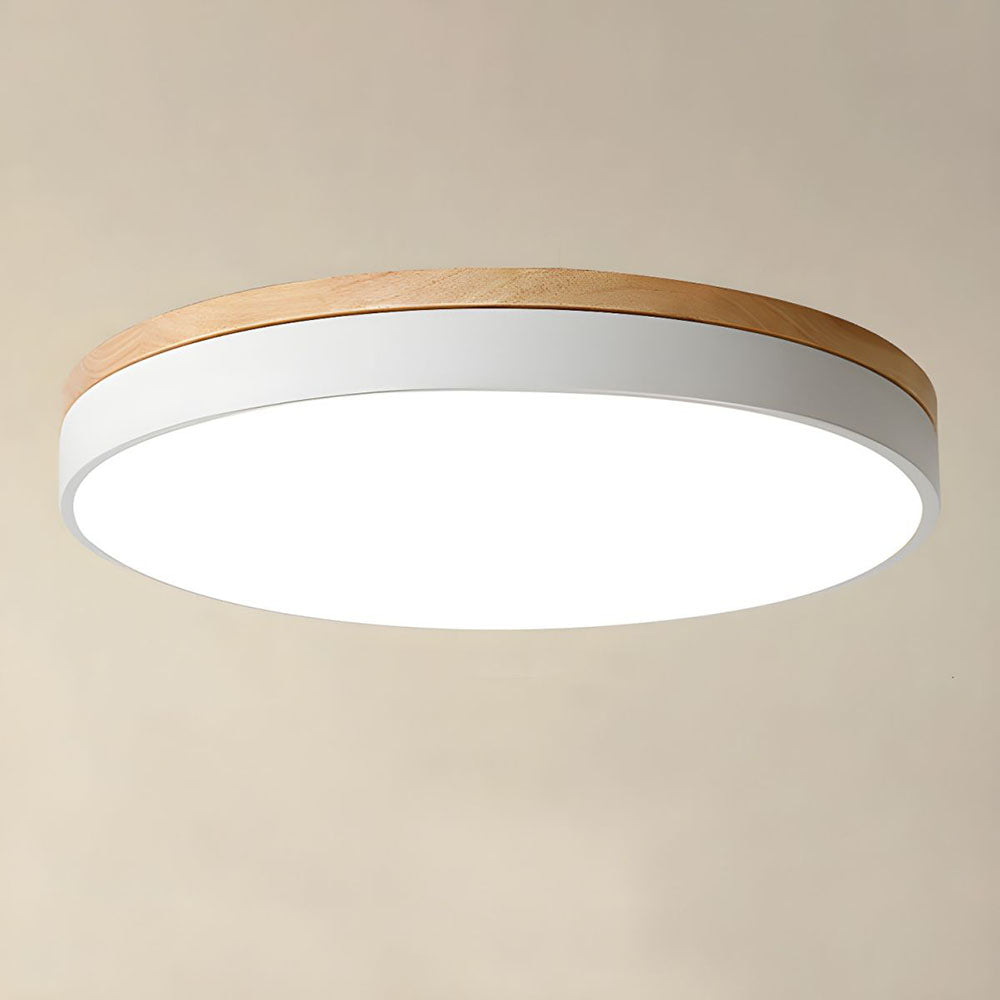 Clarova - Modern Wood LED Ceiling Light Flush Mount For Style