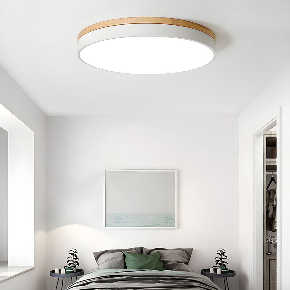 Clarova - Modern Wood LED Ceiling Light Flush Mount For Style