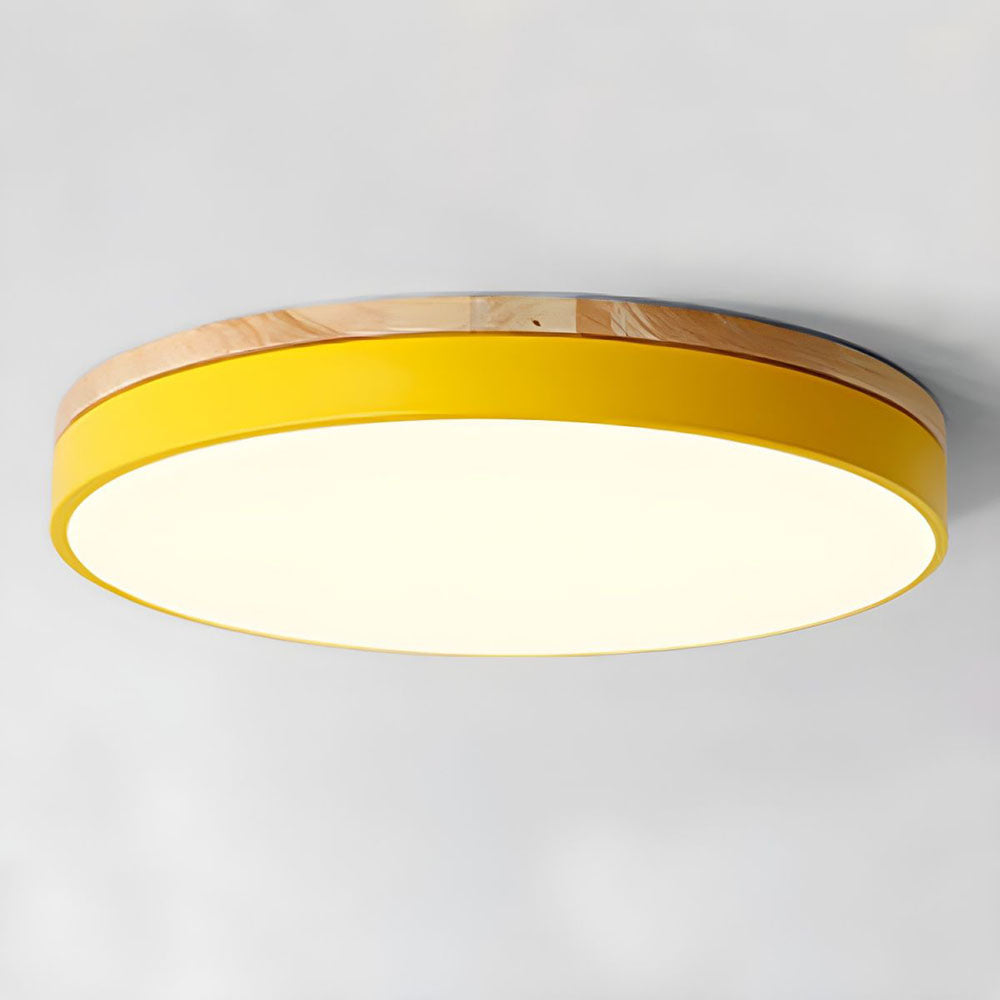 Clarova - Modern Wood LED Ceiling Light Flush Mount For Style