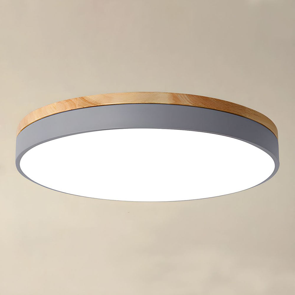 Clarova - Modern Wood LED Ceiling Light Flush Mount For Style
