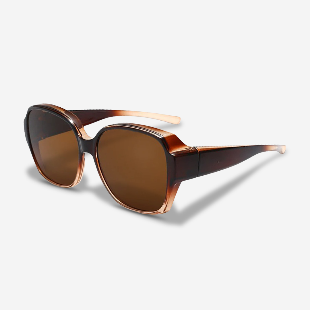 Ashleigh - Stylish Clip-On Sunglasses for Prescription Eyewear Users