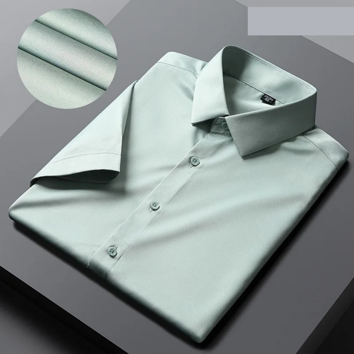 Alfred - Stylish Men's Short Sleeve Wrinkle-Free Shirt for All-Day Comfort