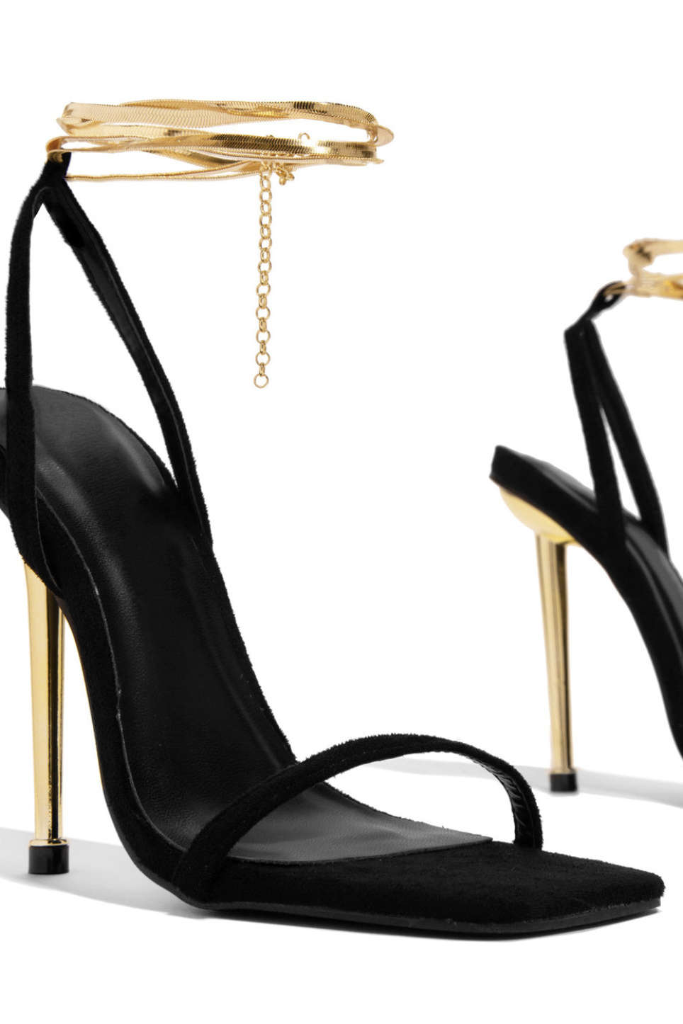 Emmie - Chic Chain Design Women's High Heels for Elegant Style
