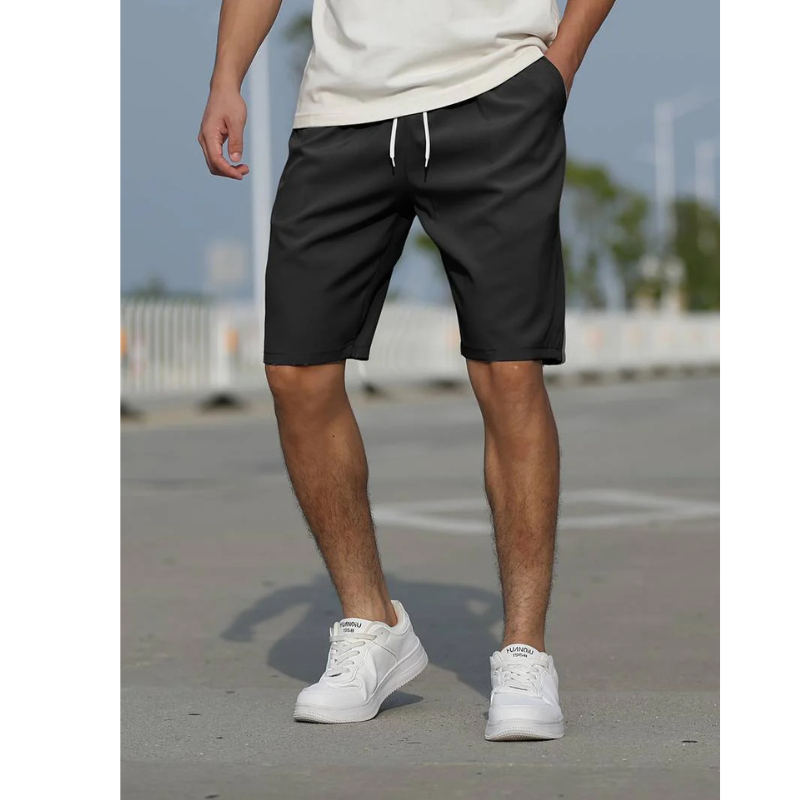 Arnold - Casual Men's Shorts with Drawstring and Low Rise