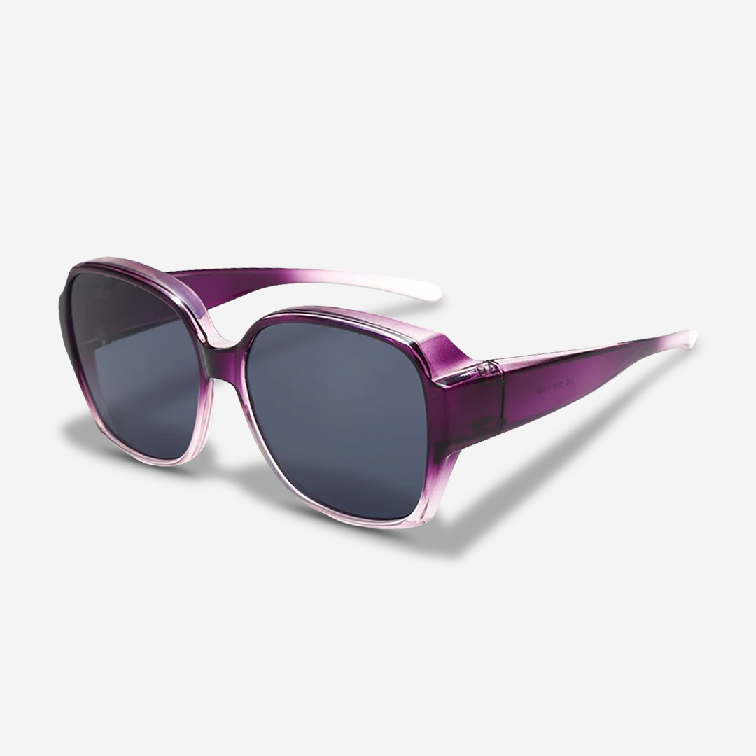Ashleigh - Stylish Clip-On Sunglasses for Prescription Eyewear Users