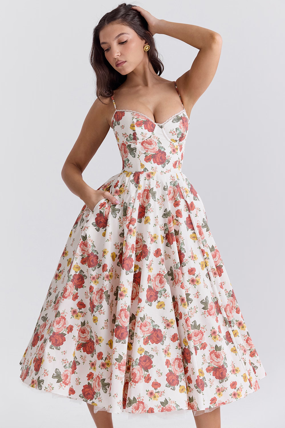 Devika - Elegant Slimming Dress with Flowing Style for Women