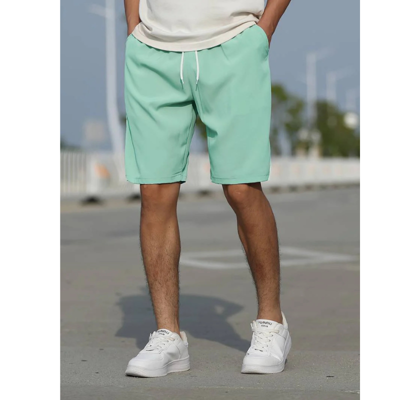 Arnold - Casual Men's Shorts with Drawstring and Low Rise
