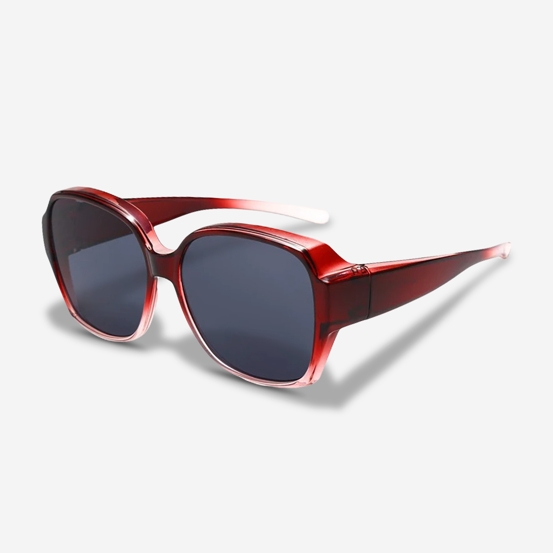 Ashleigh - Stylish Clip-On Sunglasses for Prescription Eyewear Users