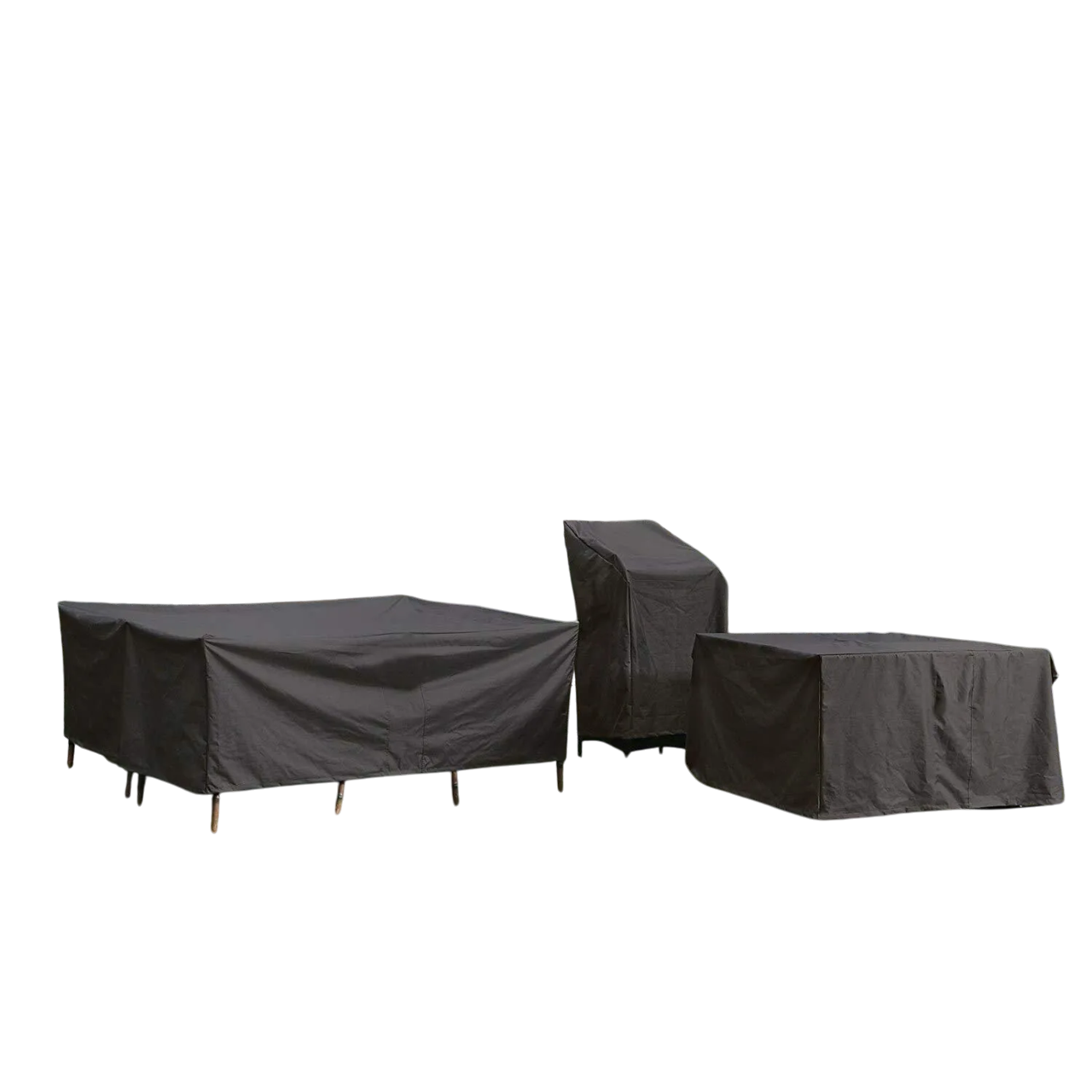 Ambrisa - Waterproof Black Polyester Garden Furniture Cover for Protection