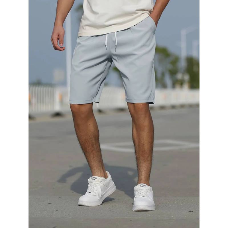 Arnold - Casual Men's Shorts with Drawstring and Low Rise