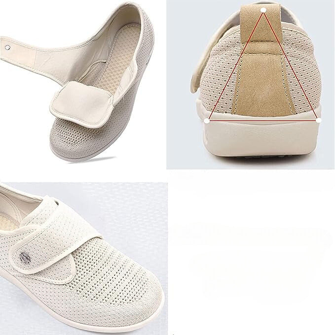 Levi - Comfortable Plus Size Shoes for Swollen Feet with Breathable Upper