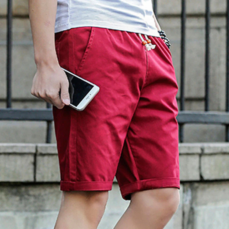 Arnold - Casual Men's Shorts with Drawstring and Low Rise