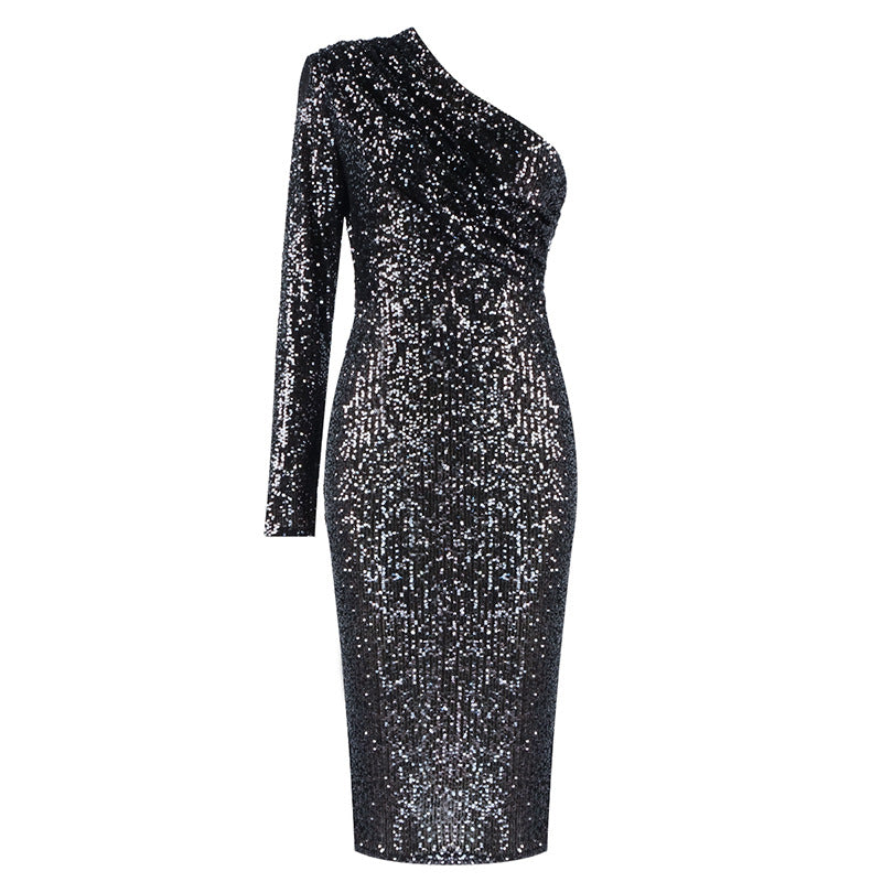 Maribelle - Elegant Wrap-Front Evening Dress with Timeless Design