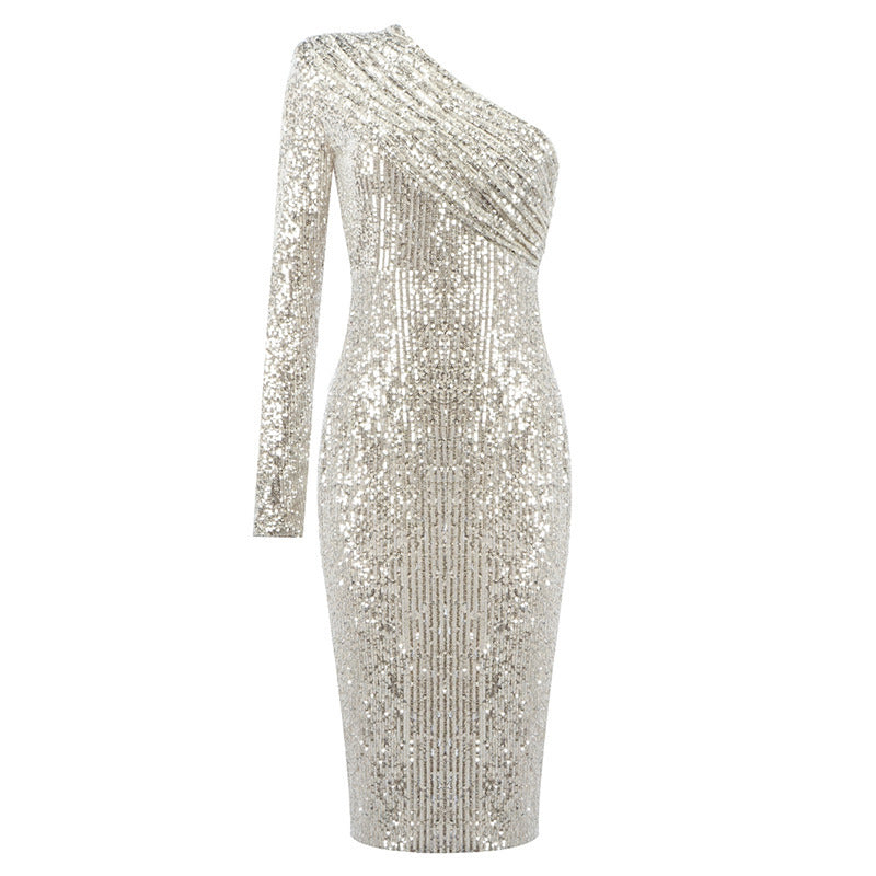 Maribelle - Elegant Wrap-Front Evening Dress with Timeless Design