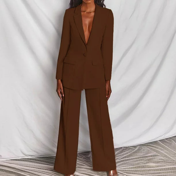 Julie - Stylish 2-Piece Women's Suit Set for Chic Outfits