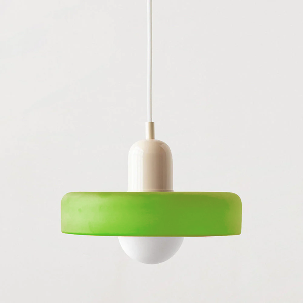 GleaMore - Bauhaus Pendant Light in Stylish Colored Glass