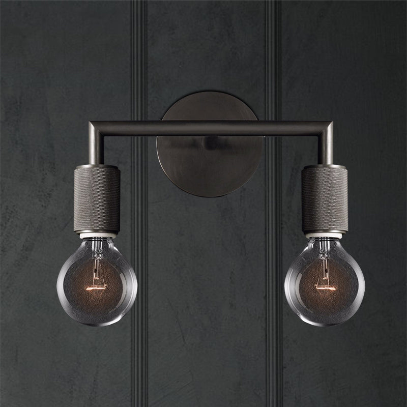 Lanterna - Modern Brass Double Bulb Wall Sconce for Elegant Homes