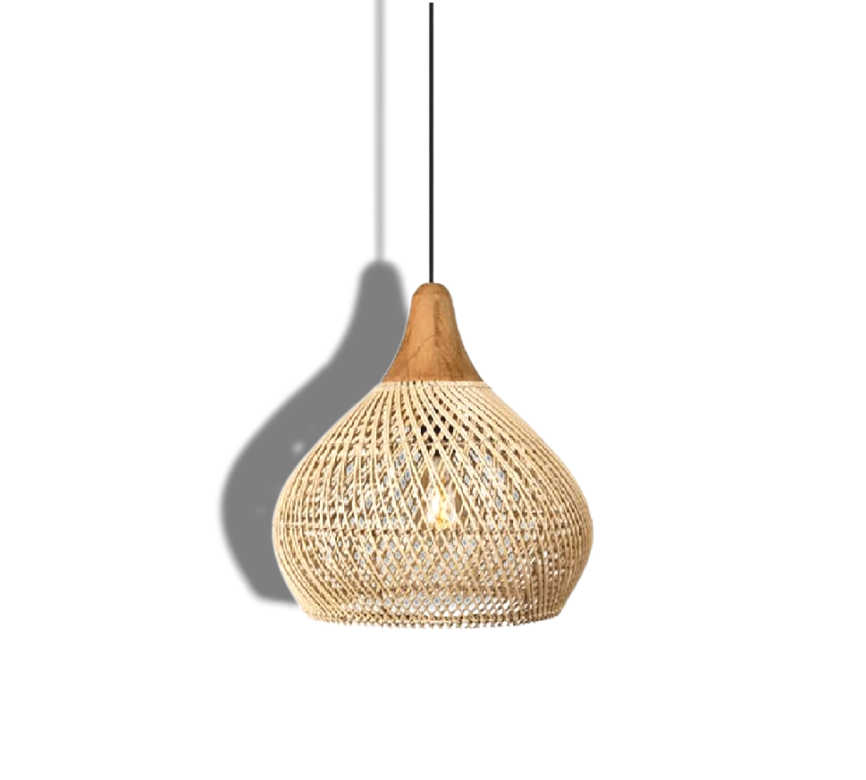 Luminis - Handwoven Rattan Pendant Light For Warm Ambience