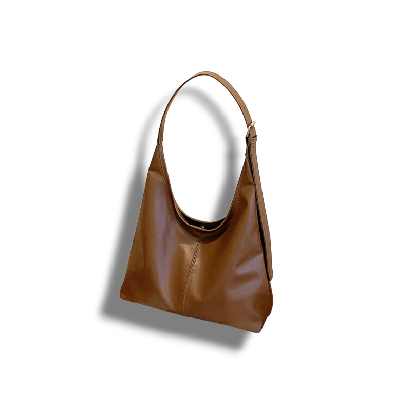 Saffron - Spacious Leather Tote Bag with Elegant Design