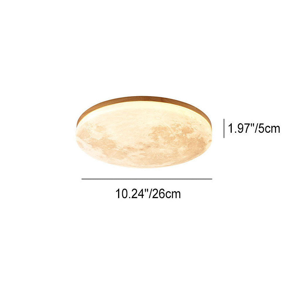 Orivon - LunaGlow Moon Ceiling Light With Soft LED Illumination