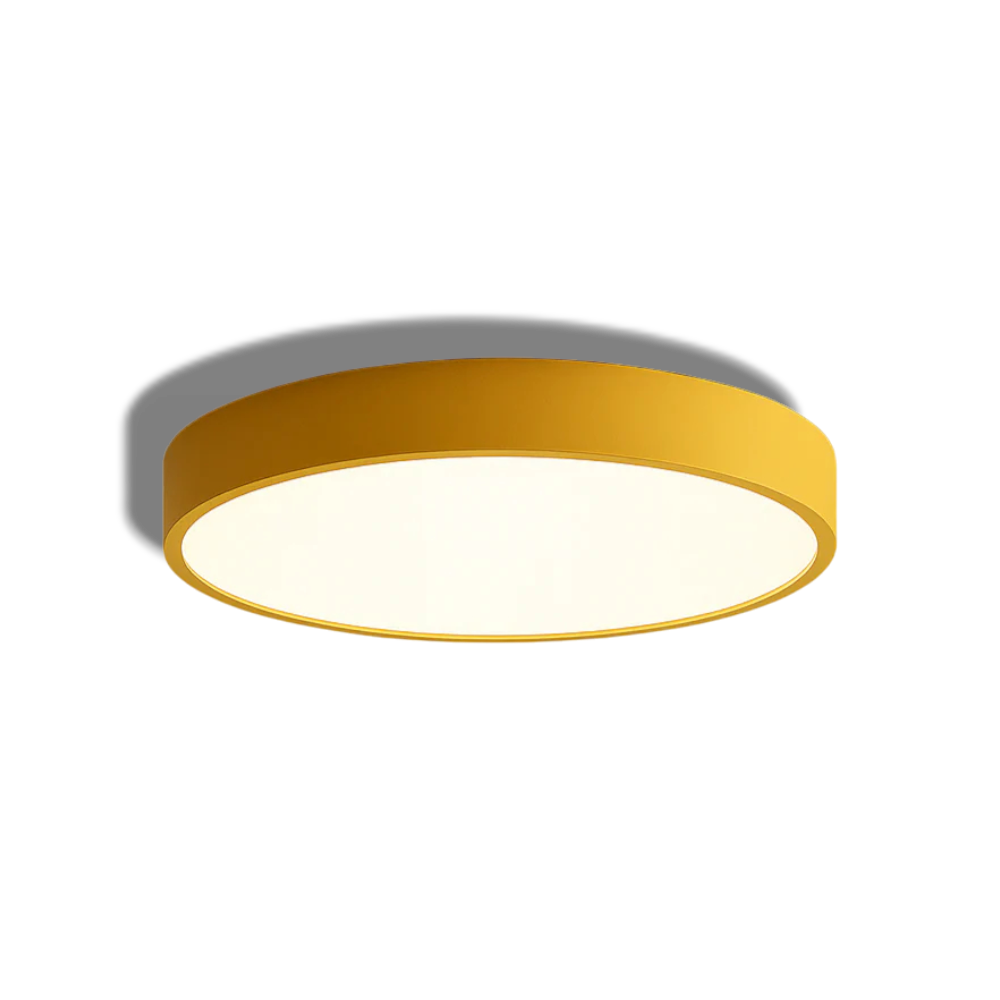 Novora - Luminara Led Ceiling Light Pink Gray Yellow Modern Kids