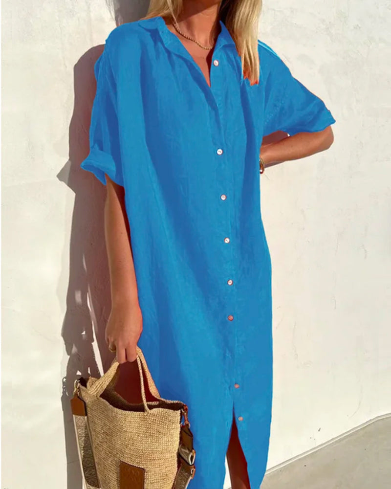 Cassiane - Stylish Women's Shirt Dress for Summer and Everyday Wear