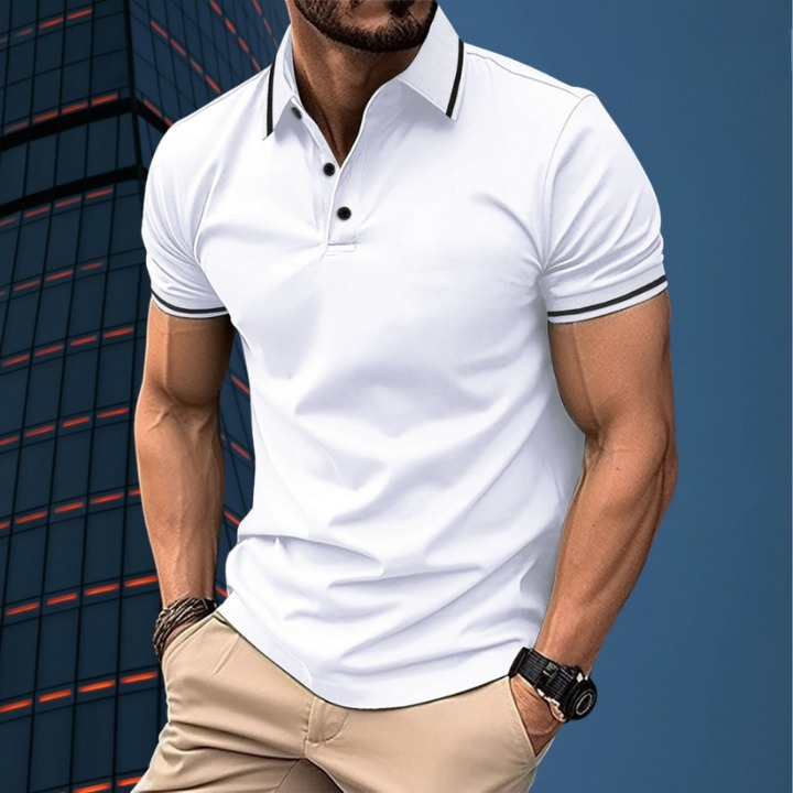 Miles - Men's Sporty Leisure Polo for Casual Style and Comfort