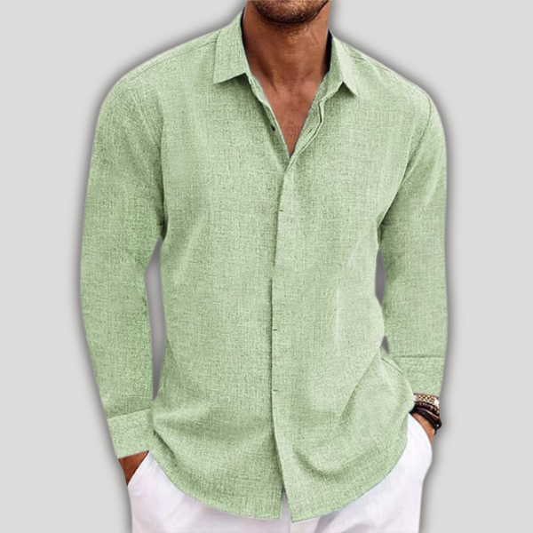 Lowell - Stylish Men's Long-Sleeved Shirt for Comfort and Sophistication