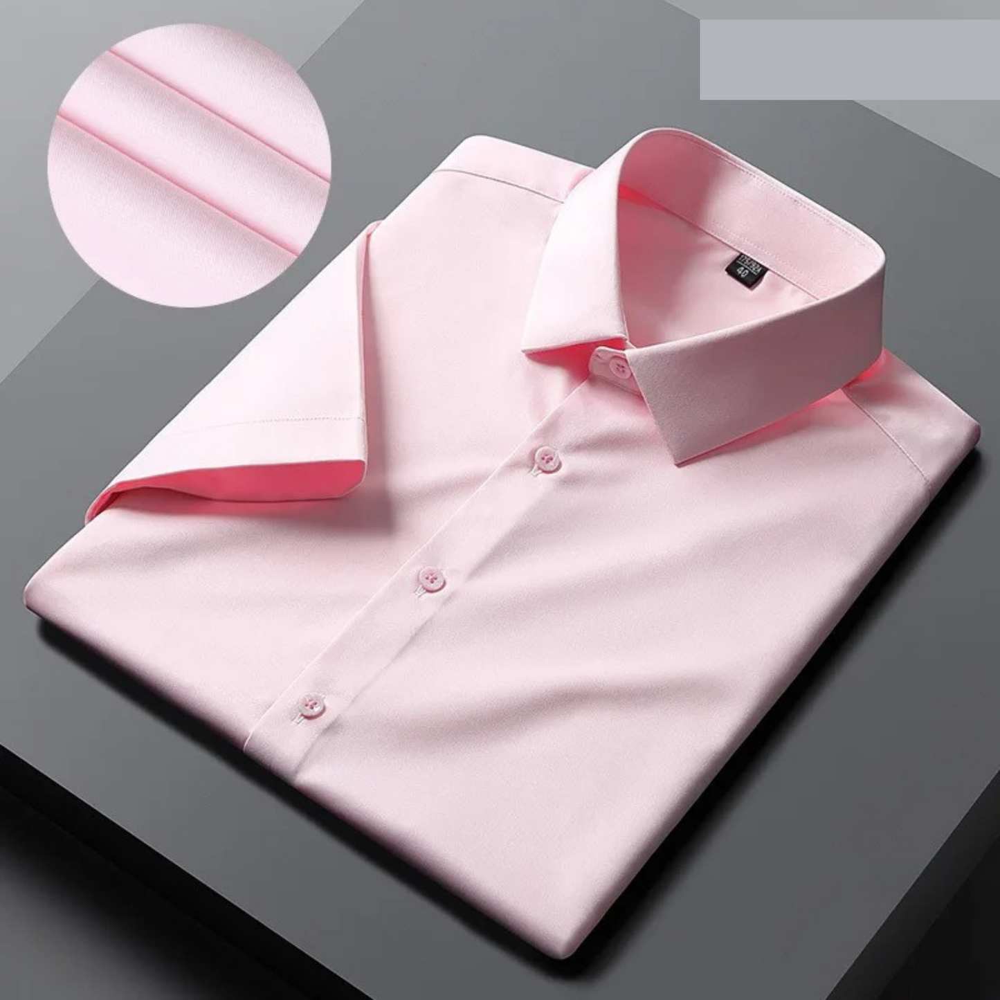 Alfred - Stylish Men's Short Sleeve Wrinkle-Free Shirt for All-Day Comfort