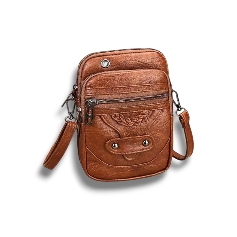 Rosemary - Women's Vintage-Style Leather Crossbody Bag for Sophisticated Everyday Use