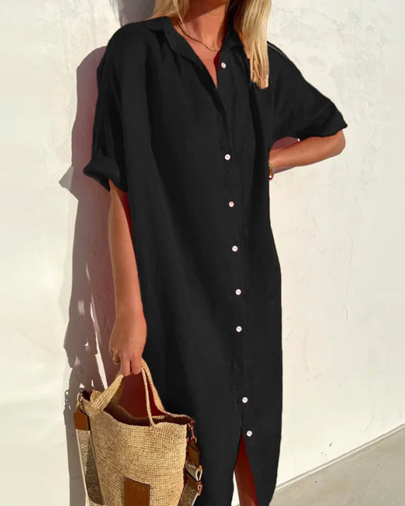 Cassiane - Stylish Women's Shirt Dress for Summer and Everyday Wear