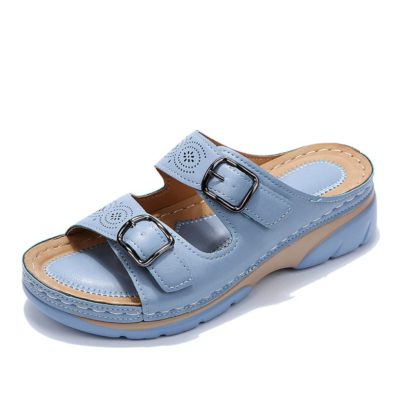 Ariana - Comfortable Orthopedic Leather Sandals for Pain Relief