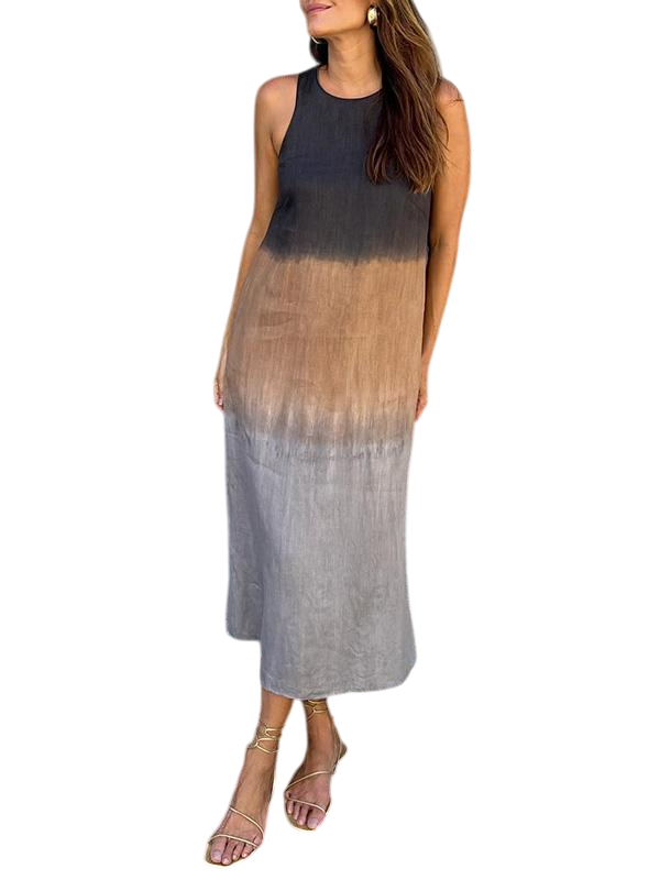 Sophia - Charming Women's Maxi Dress with Gradient Pattern