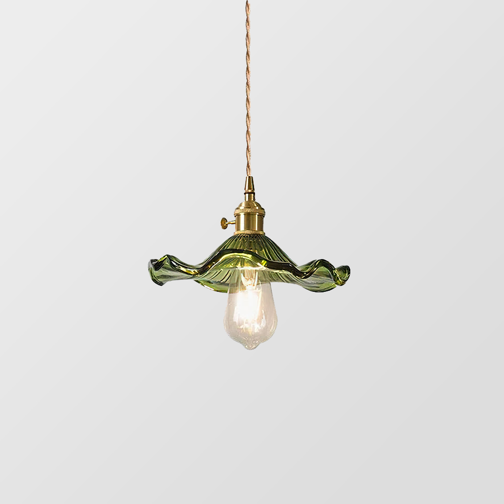 Glowura - Hibiscus Glass LED Pendant Lamp Elegant Home Accent Style