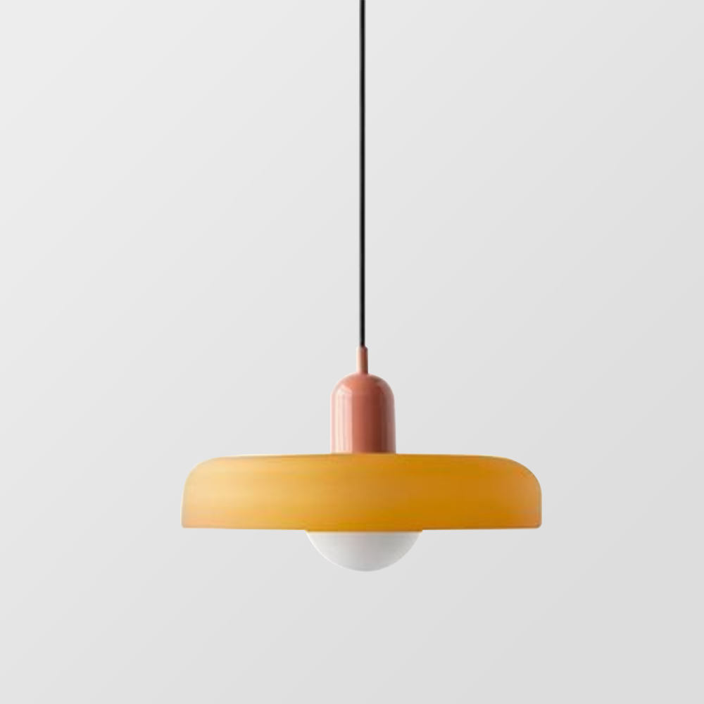 GleaMore - Bauhaus Pendant Light in Stylish Colored Glass